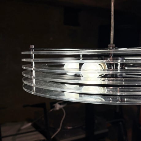 USED ACRYLIC SHADE PENDANT LAMP