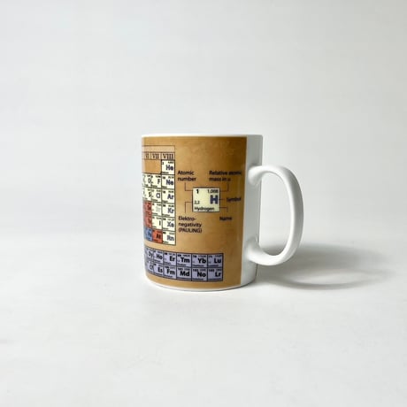 USED "KONITZ" PERIODIC TABLE OF THE ELEMENTS MUG