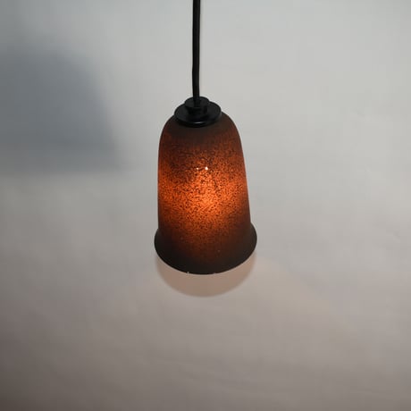 USED GLASS SHADE PENDANT LAMP