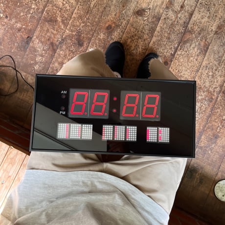 USED DIGITAL WALL CLOCK