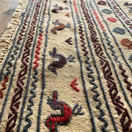 VINTAGE AFGHANISTAN KILLIM RUG