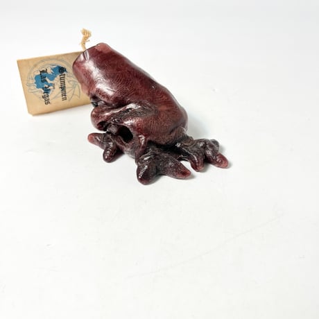 USED "STUMPMEN" DESIGNED CANDLE
