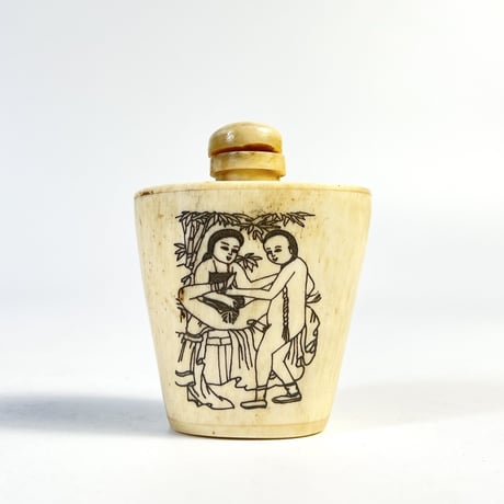 VINTAGE ELEPHANT TUSK APHRODISIAC CASE