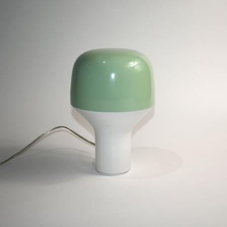 USED "TEO" GLASS & IRON TABLE LAMP
