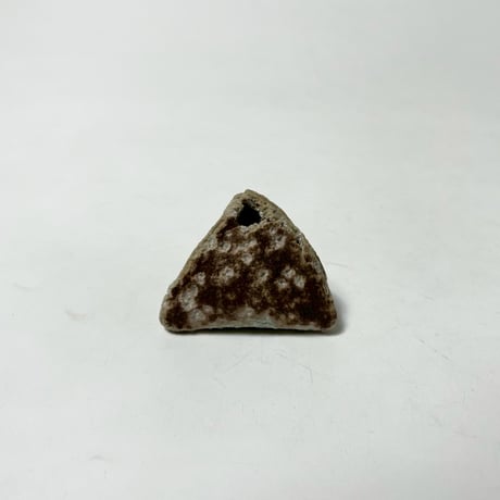 USED CERAMIC TRIANGULAR FLOWER VASE