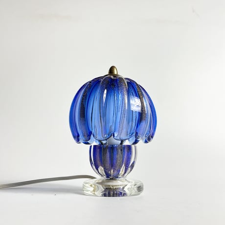 USED GLASS TABLE LAMP