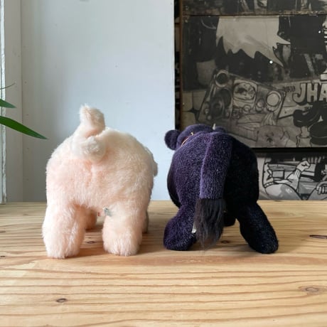 USED 80'S PLUSH ELECTRONIC WALKING TOY