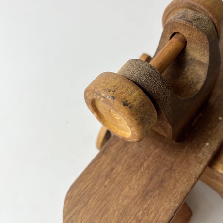 USED WOODEN HANDMADE AIR PLANE