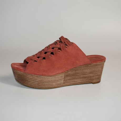 LADIES USED "MICHAEL KORS" SUEDE HEEL SANDAL