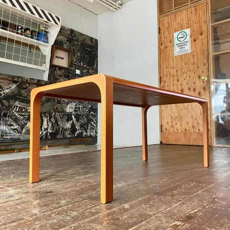 JAPAN USED "TENDO" WOODEN LOW TABLE
