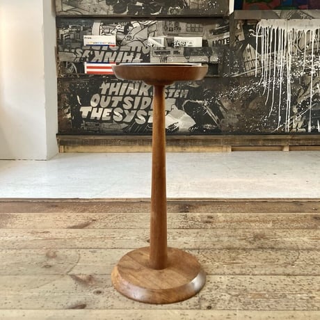 WOODEN STAND ASHTRAY
