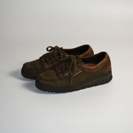 USED “MEPHISTO” SUEDE & LEATHER DECK SHOES