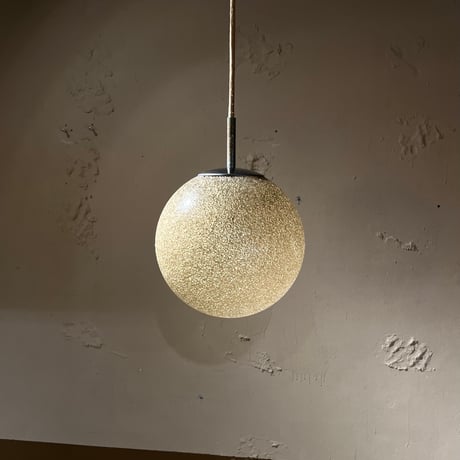 JAPAN USED PLASTIC SHADE PENDANT LAMP