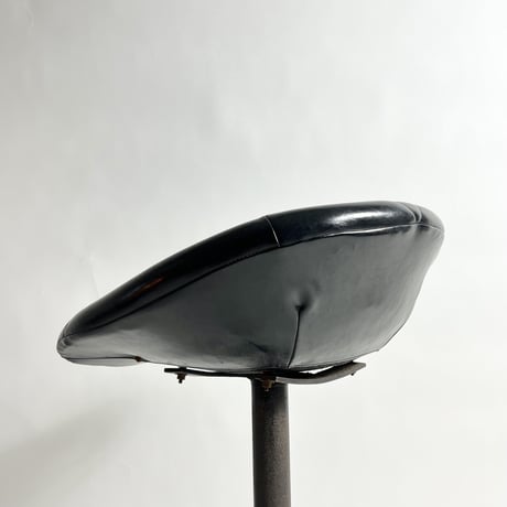 VINTAGE 60'S LEATHER SEAT COUNTER CHAIR