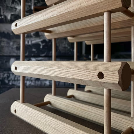 USED WOODEN WINE RACK