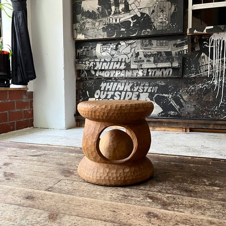 USED WOODEN STOOL