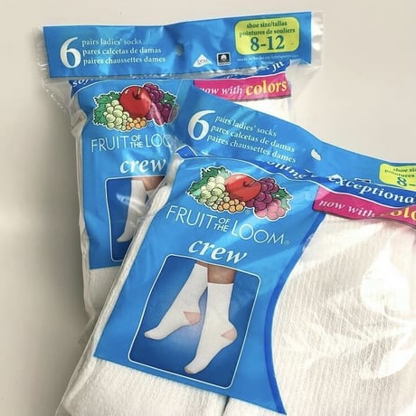 "FRUIT OF THE ROOM" SOFTER CUSHIONING & EXCEPTIONAL FIT SOCKS