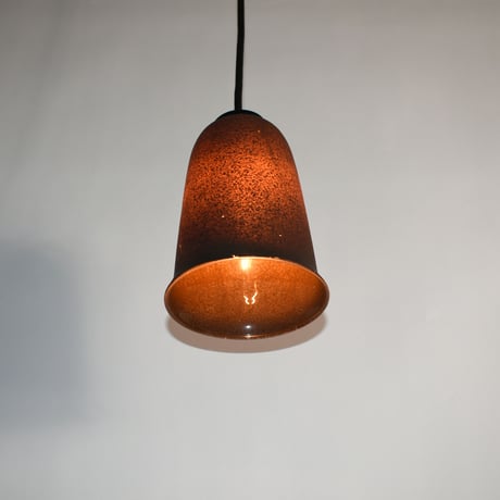 USED GLASS SHADE PENDANT LAMP