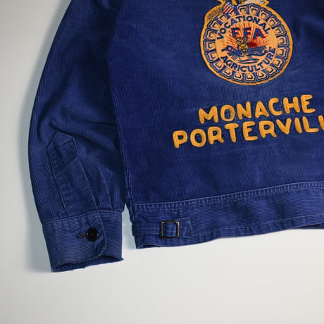 USED 70'S "NATIONAL FFA" CORDUROY FARMERS JACKET