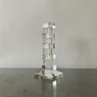 USED CRYSTAL FLOWER VASE
