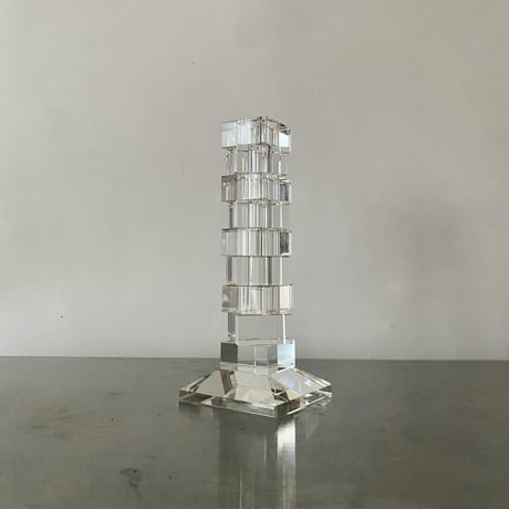 USED CRYSTAL FLOWER VASE