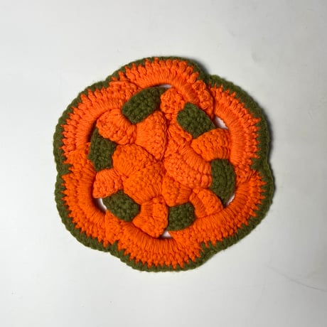 USED HANDMADE CROCHET POT MAT