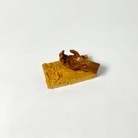 CARVED WOODEN HAND FIGURINE