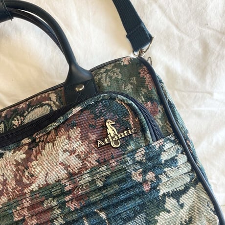 USED GOBELIN CLOTH BOSTON BAG