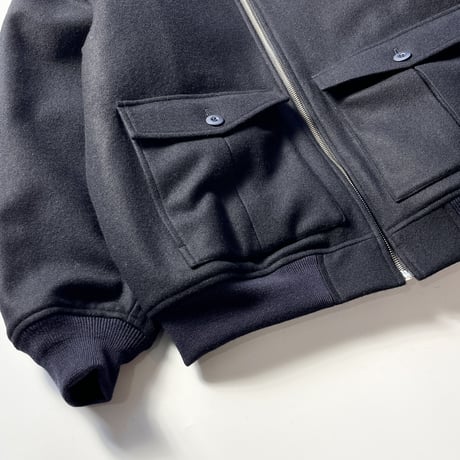 COMFORTABLE REASON "Melton Bomber Jacket"