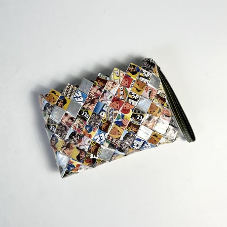 USED DESIGN PAPER POUCH