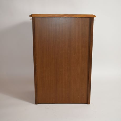 USED 80'S WOODEN FIVE DRAWER CHEST