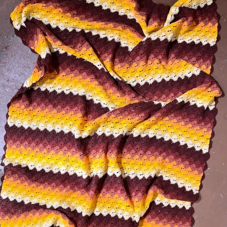 USED HANDMADE BLANKET