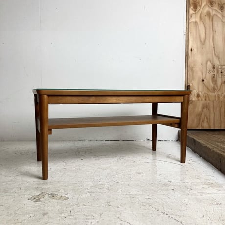 STACKING WOODEN GLASS TABLE