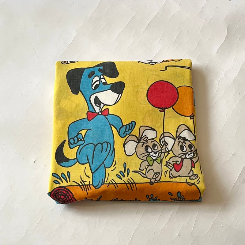 VINTAGE 70'S “HUCKLEBERRY HOUND” BED SHEET | Co VINTAGE 70'S “HUCKLEBERRY HOUND” BED SHEET | Co