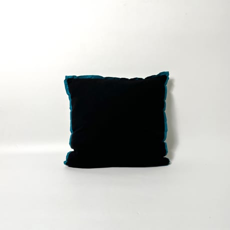 USED CAT MOTIF BEADS EMBROIDERY COTTON CUSHION
