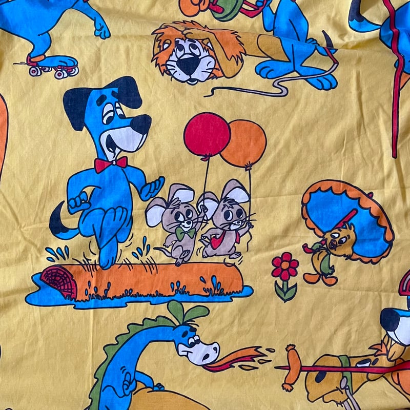 ハックルベリー　ビンテージシーツ　ベットカバー VINTAGE 70'S “HUCKLEBERRY HOUND” BED SHEET | Co
