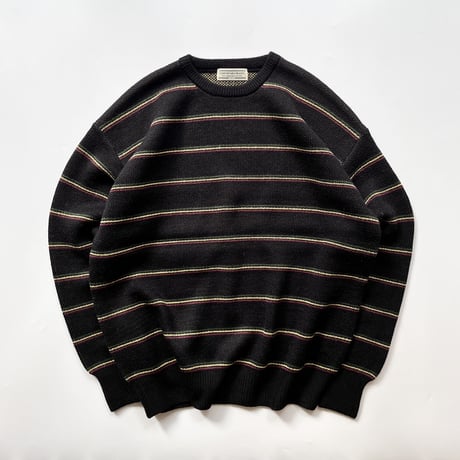 COMFORTABLE REASON  “Pinstripe Rasta Sweater”