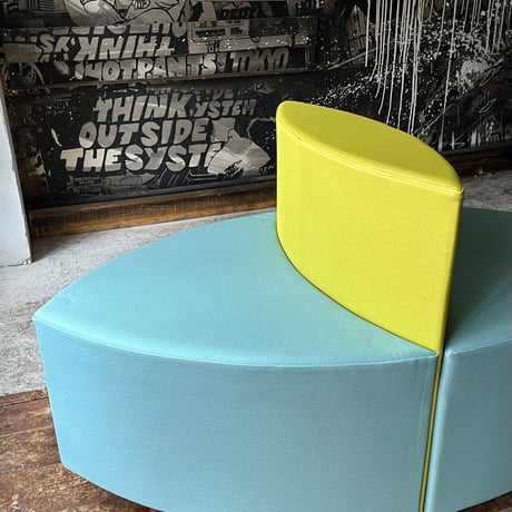 USED FABRIC LOBBY SOFA