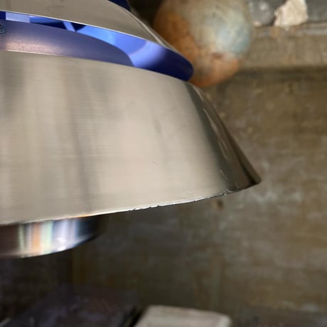 USED METAL SHADE PENDANT LAMP