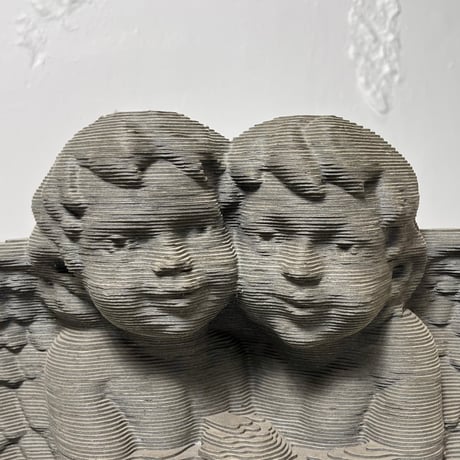 VINTAGE 90’S CHERUB 3D PAPER SCULPTURE