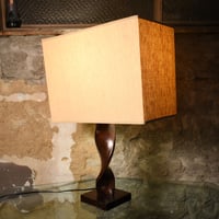 WOODEN TABLE LAMP