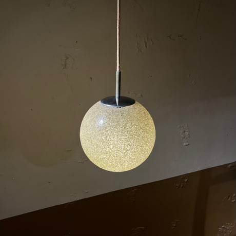 JAPAN USED PLASTIC SHADE PENDANT LAMP