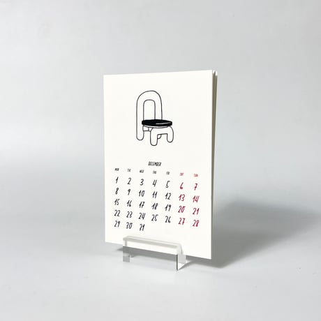 TAKESHI WADA "2025 VTG CHAIR COLLECTION CALENDAR"