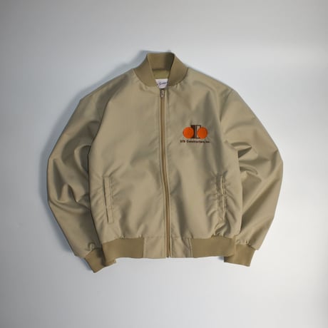 DEAD STOCK "D/B CONSTRUCTORS,INC." ZIP UP JACKET