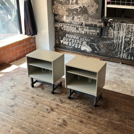 USED IRON LEG STEEL CARRY SHELF