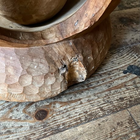 USED WOODEN STOOL