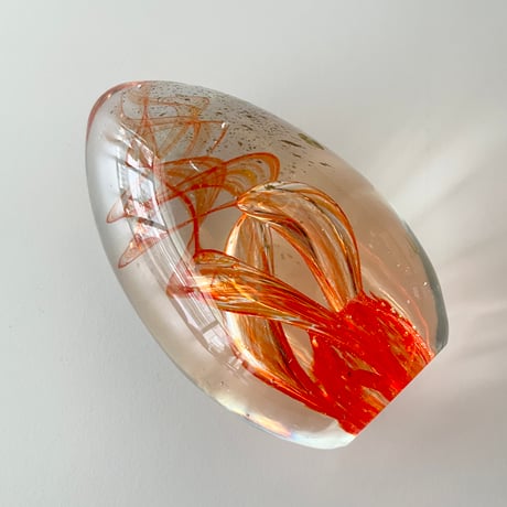 USED GLASS PAPER WEIGHT