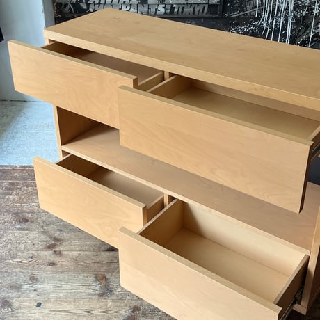 JAPAN USED WOODEN SHELF