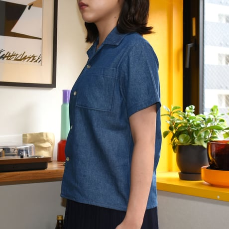 USED DENIM S/S SHIRT