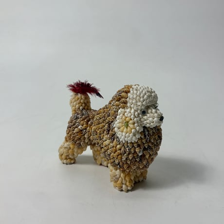 USED HANDMADE SEASHELL POODLE